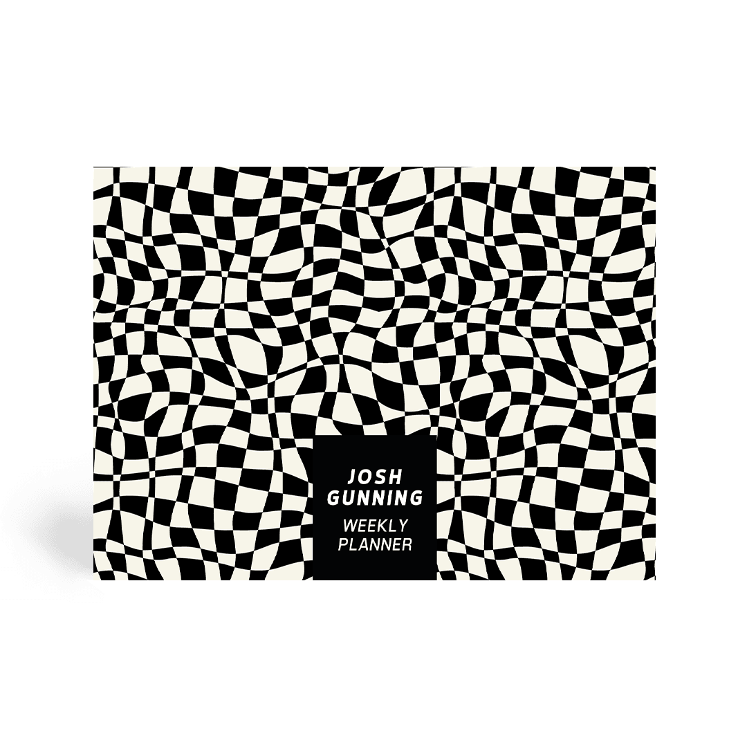 Custom weekly desk planners with premium cardstock and professional design