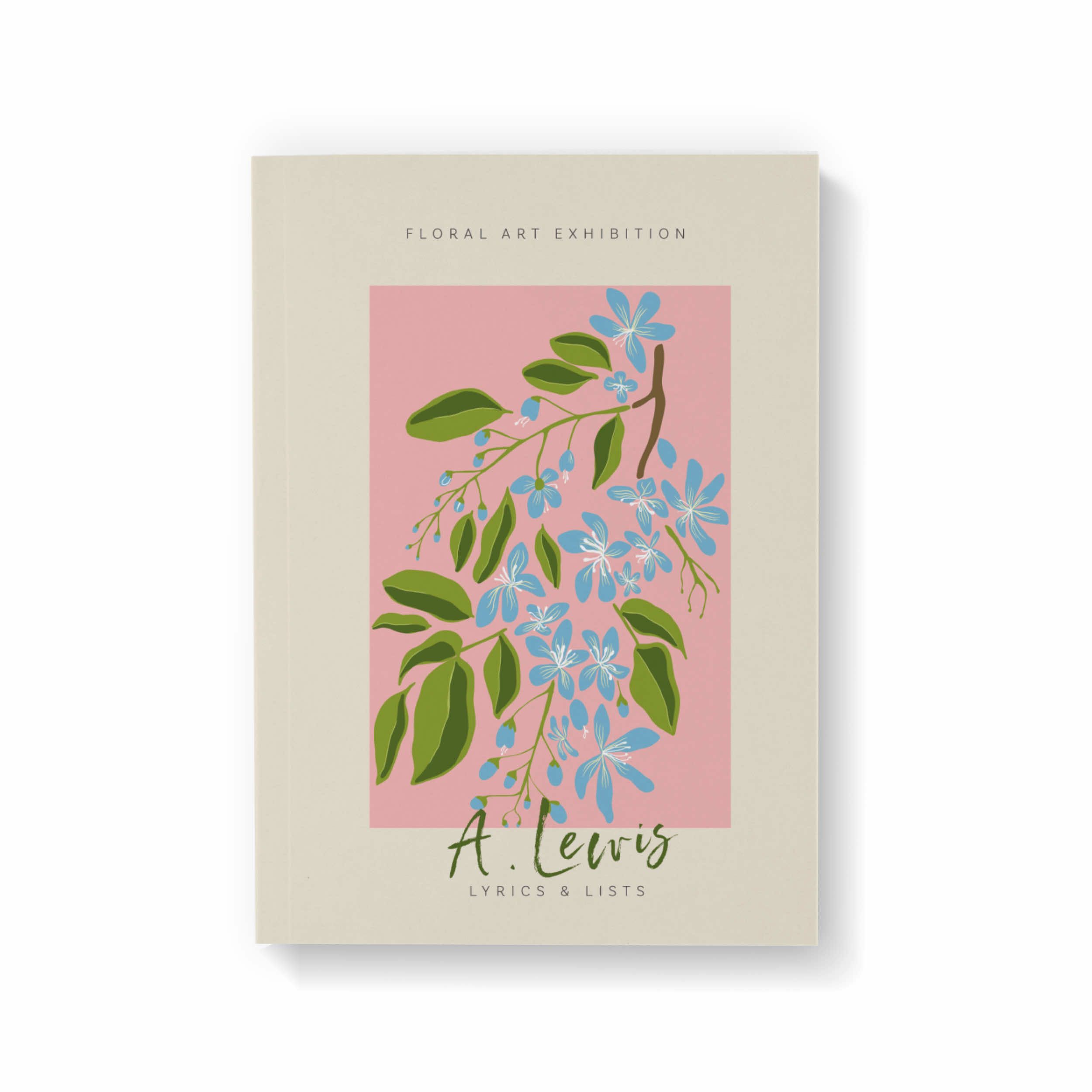 Custom printed softback notebooks with vibrant artwork