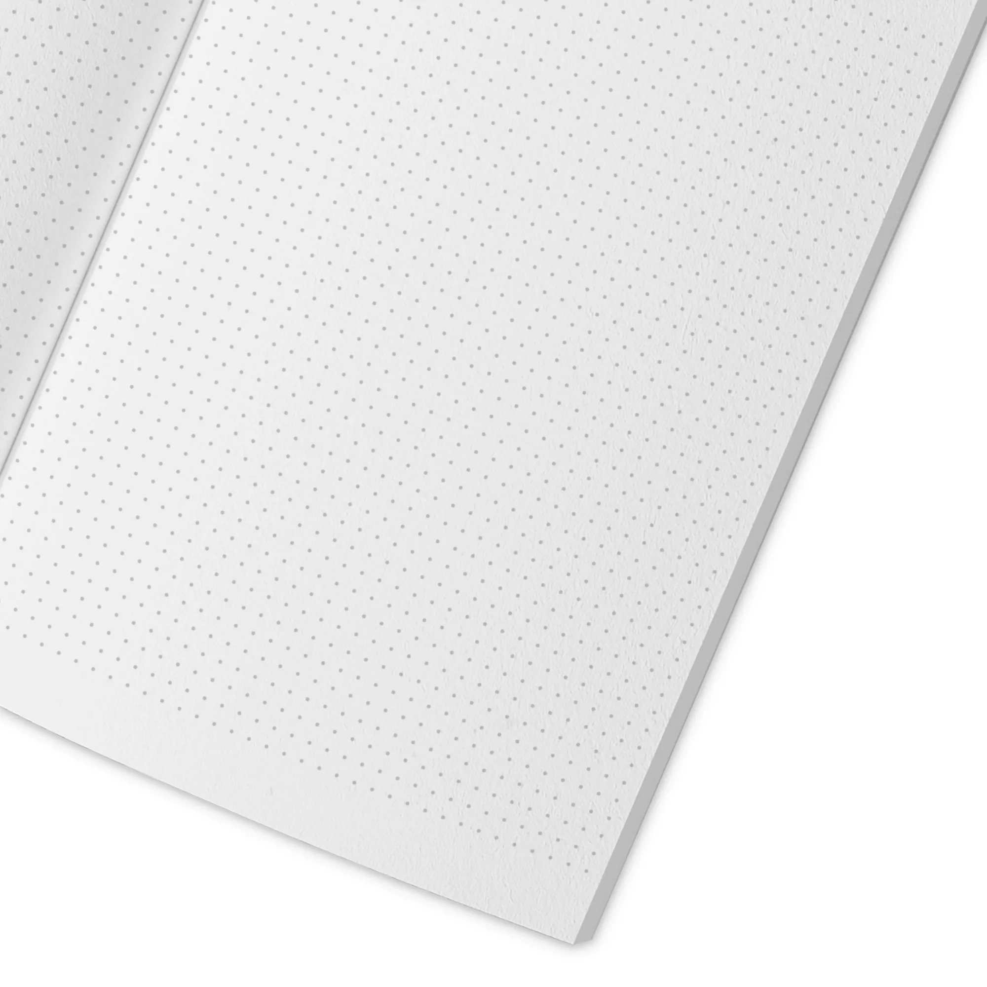 Dotted bullet journal pages in custom softback notebook