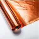 Swatch of copper metallic foil