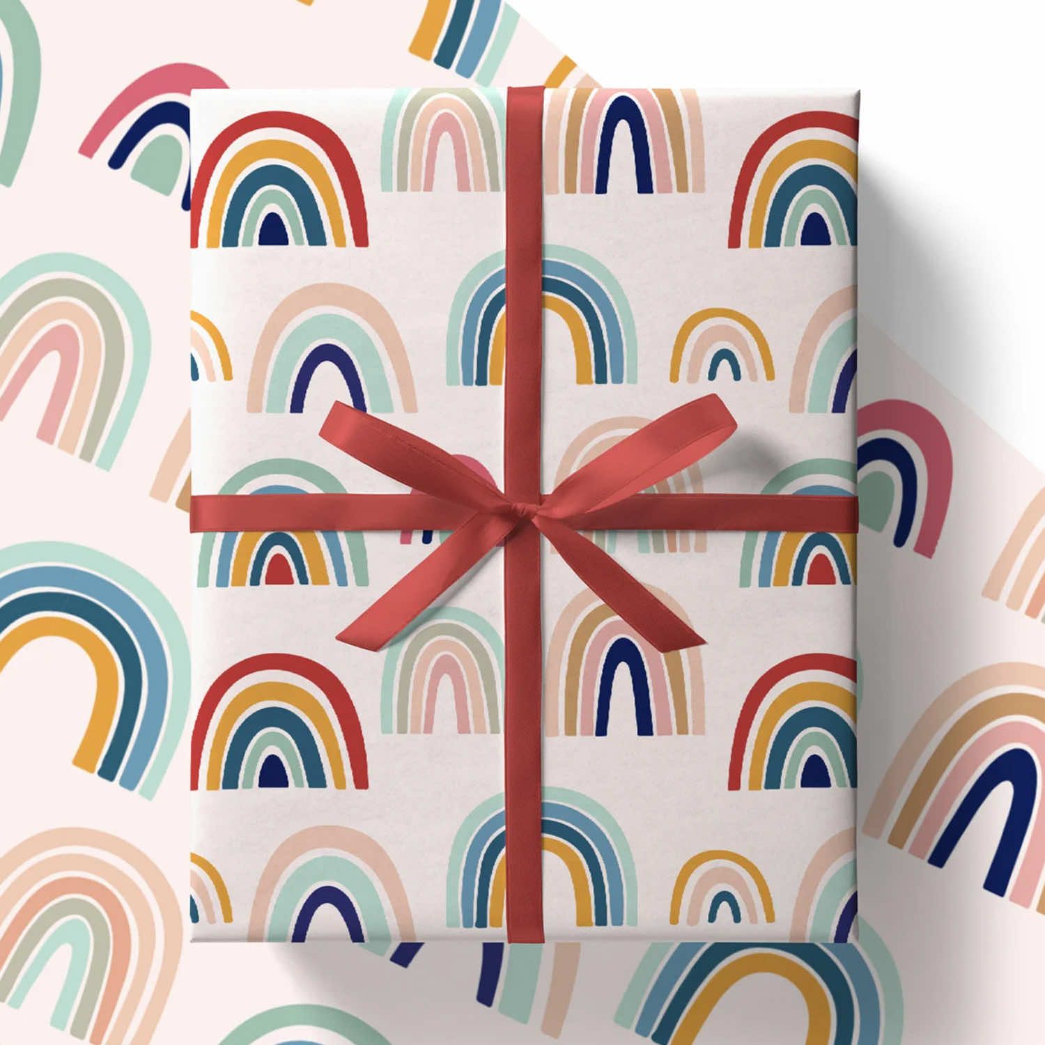 Exclusive custom gift wrap design