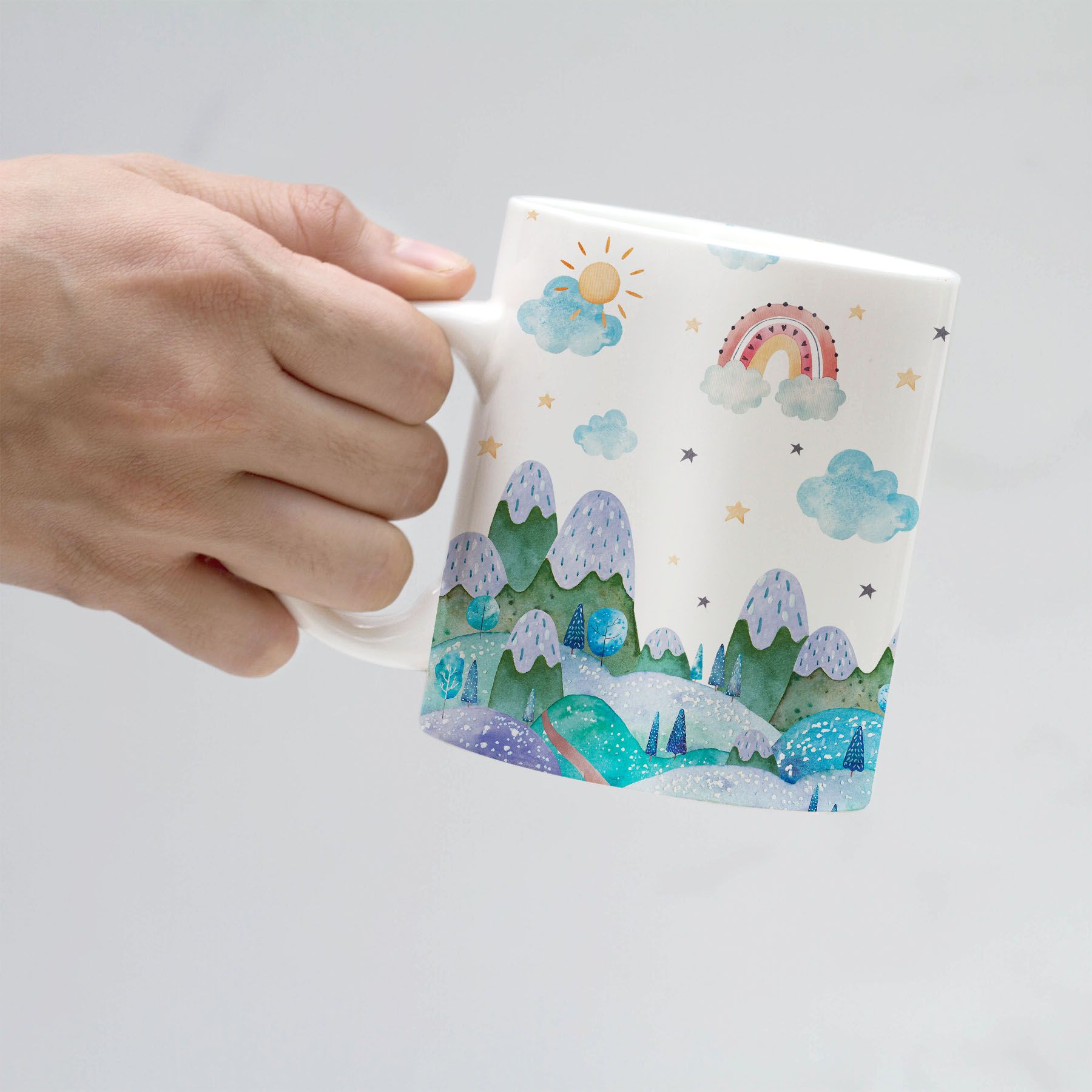 Custom mug printing on demand