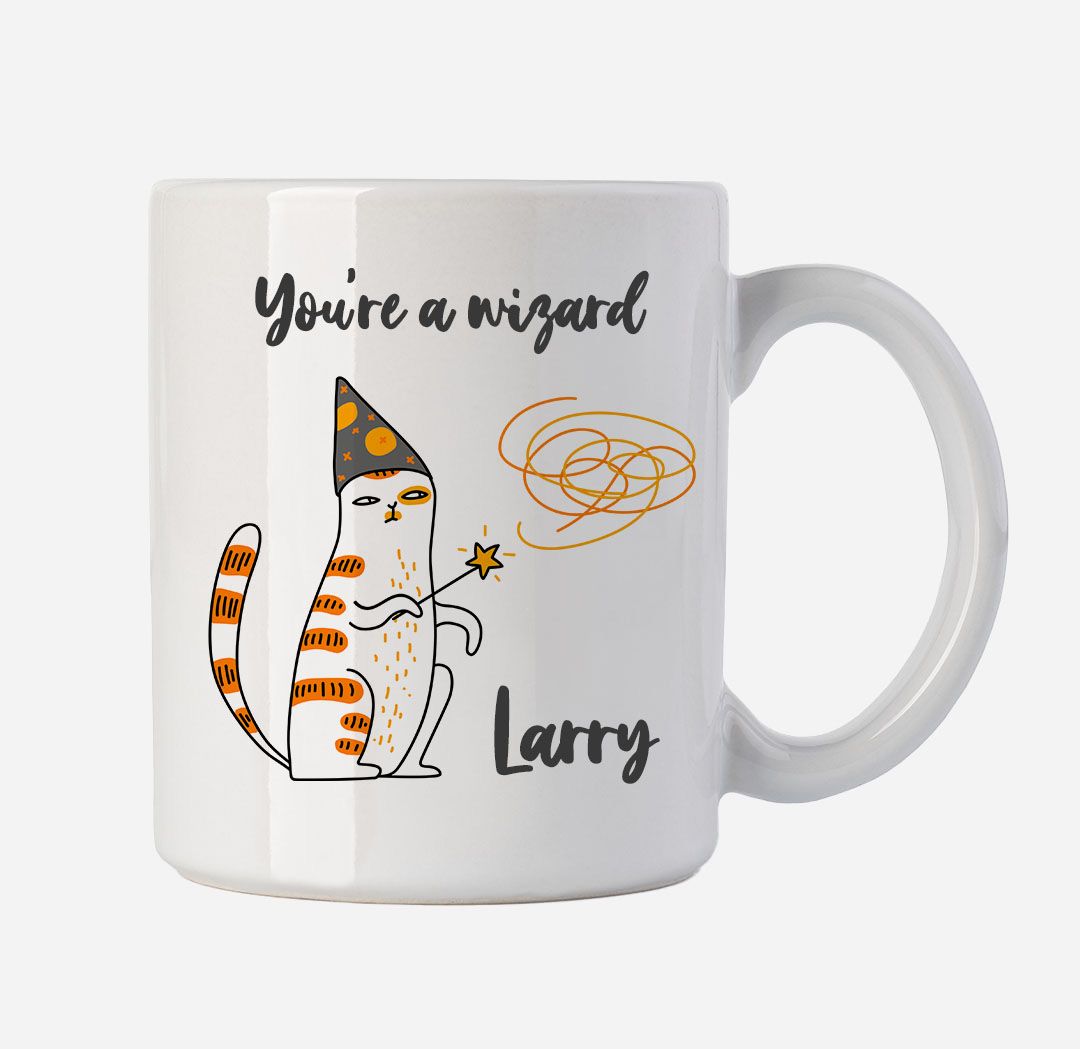 White ceramic mug print on demand product