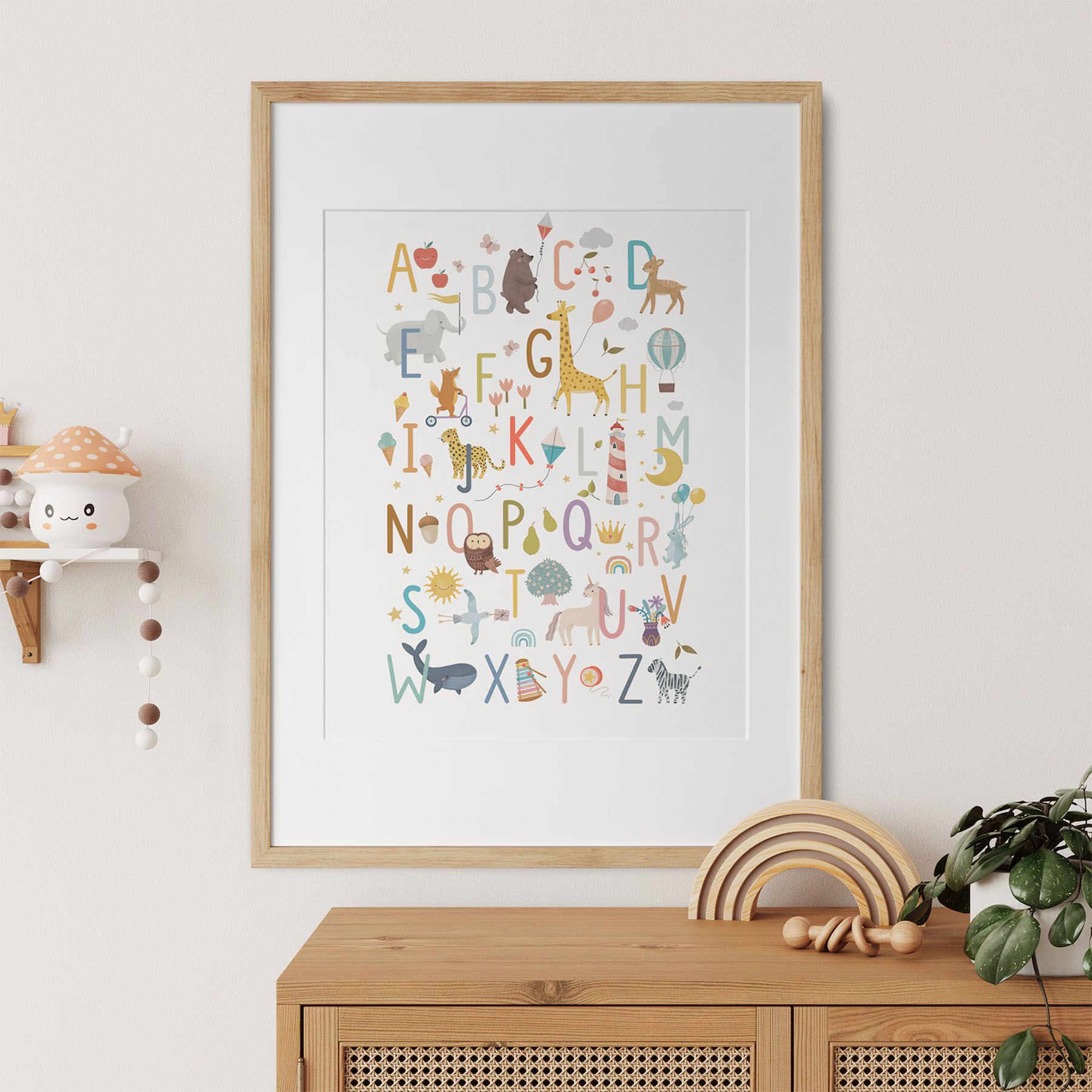 Custom framed wall art print fulfilled by Papello