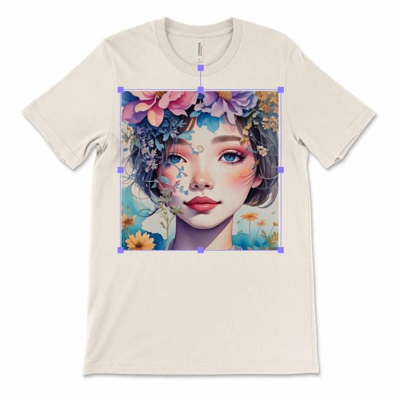 Personalised t-shirt print on demand product