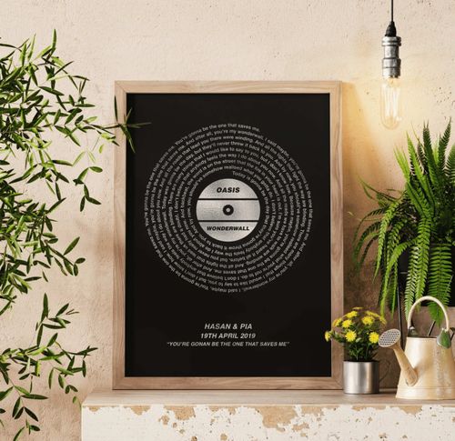 Framed Metallic Foil Print - View 3