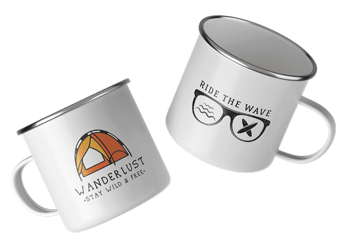 Enamel Mugs - View 1