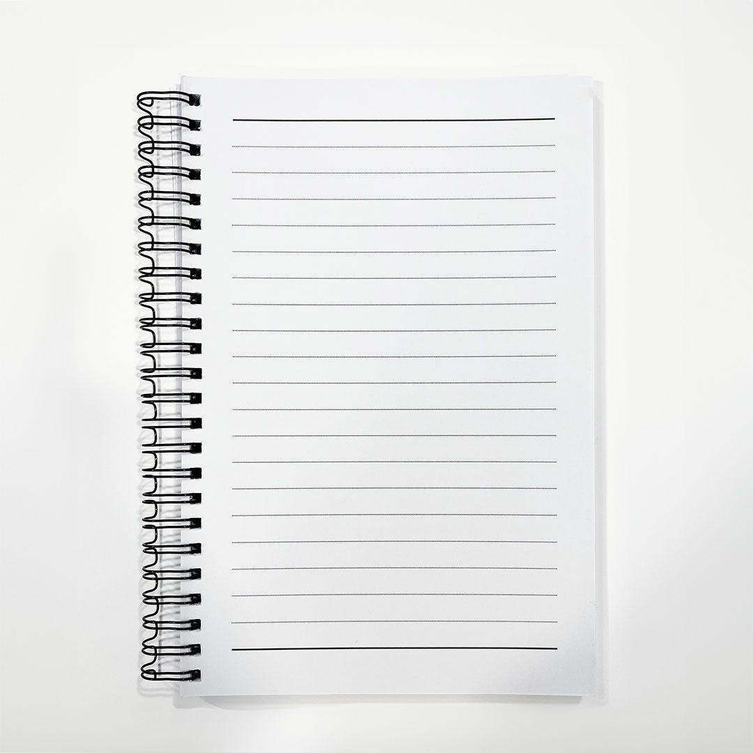 Eco-friendly custom spiral notebook printing